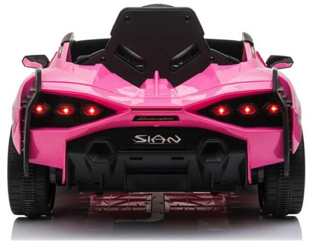 Toycars Elektrinis automobilis vaikams, Lamborghini Sian, 108x62x40 cm, Rožinė