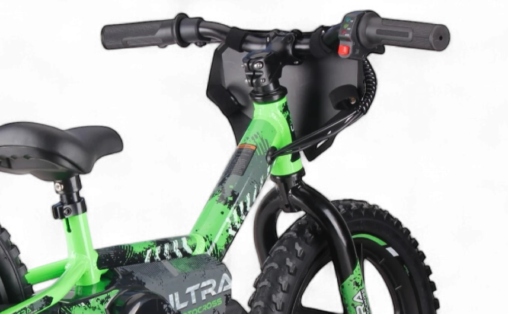 Toycars Elektrinis balansinis dviratis, 24V, 16 colių, žalias