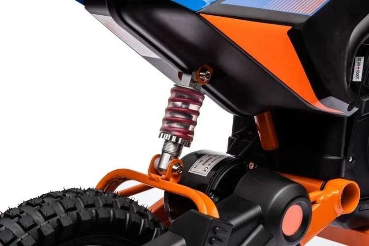 Toycars Elektrinis purvo dviratis, 114x63.5x72.7 cm, Mėlyna/Oranžinė