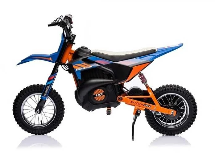 Toycars Elektrinis purvo dviratis, 114x63.5x72.7 cm, Mėlyna/Oranžinė