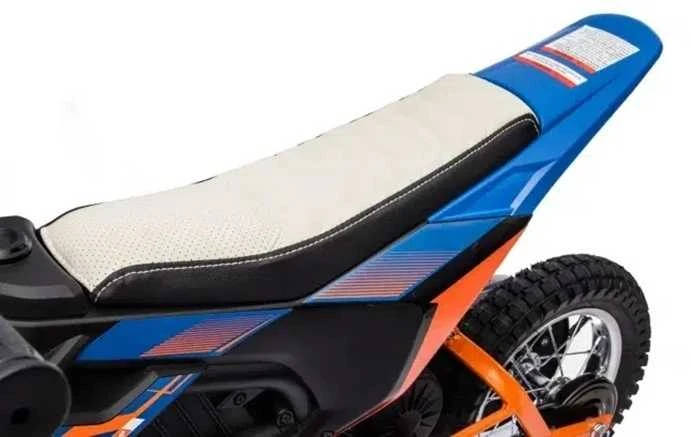 Toycars Elektrinis purvo dviratis, 114x63.5x72.7 cm, Mėlyna/Oranžinė