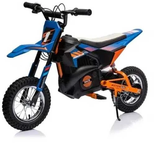 Toycars Elektrinis purvo dviratis, 114x63.5x72.7 cm, Mėlyna/Oranžinė