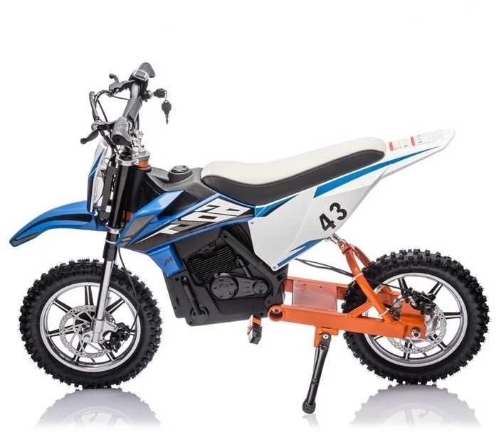 Toycars Elektrinis purvo dviratis, 114x63.5x72.7 cm, Mėlyna/Oranžinė