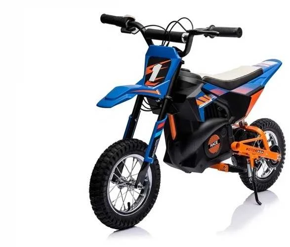 Toycars Elektrinis purvo dviratis, 114x63.5x72.7 cm, Mėlyna/Oranžinė