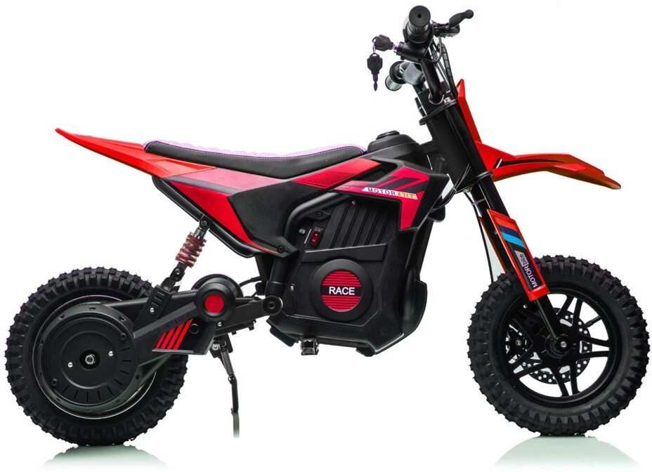 Toycars Elektrinis purvo motociklas, 114x63.5x72.7 cm, Raudonas/Juodas
