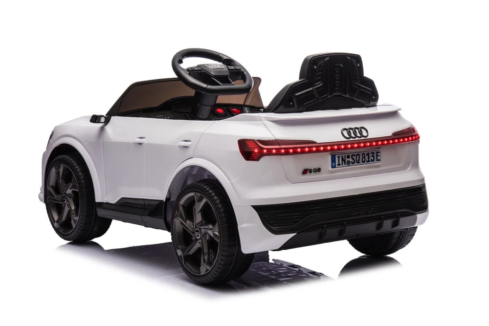 Toycars Elektrinis vaikiškas automobilis, Audi S Q8, 99x54x46 cm, Balta