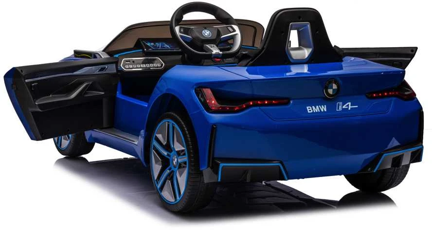 Toycars Elektrinis vaikiškas automobilis, BMW i4, 115x67x54 cm, Mėlyna
