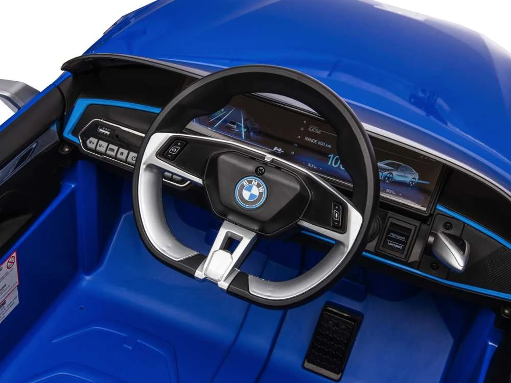 Toycars Elektrinis vaikiškas automobilis, BMW i4, 115x67x54 cm, Mėlyna