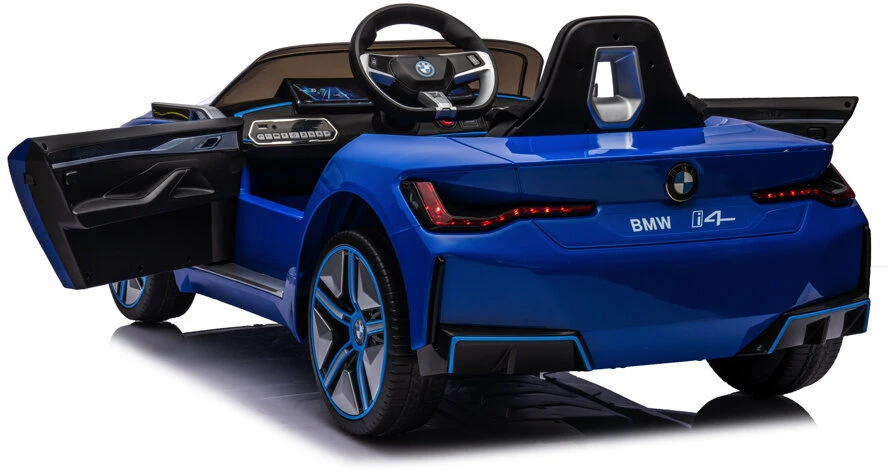 Toycars Elektrinis vaikiškas automobilis, BMW i4, 115x67x54 cm, Mėlyna