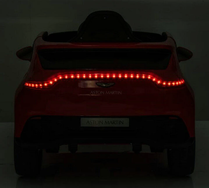 Toycars Elektrinis vaikų automobilis, Aston Martin, 106x62x51 cm, Raudonas