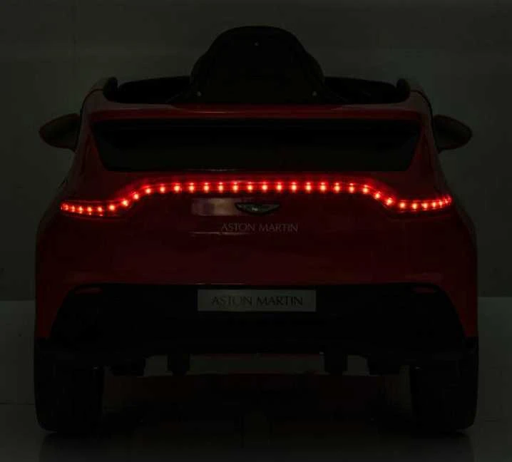 Toycars Elektrinis vaikų automobilis, Aston Martin, 106x62x51 cm, Raudonas
