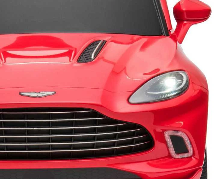 Toycars Elektrinis vaikų automobilis, Aston Martin, 106x62x51 cm, Raudonas