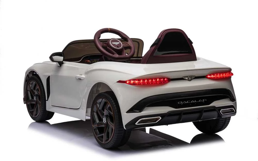 Toycars Elektrinis vaikų automobilis, Bentley Bacalar, 108x65x45 cm, Balta