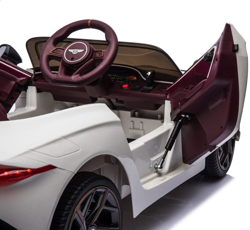 Toycars Elektrinis vaikų automobilis, Bentley Bacalar, 108x65x45 cm, Balta