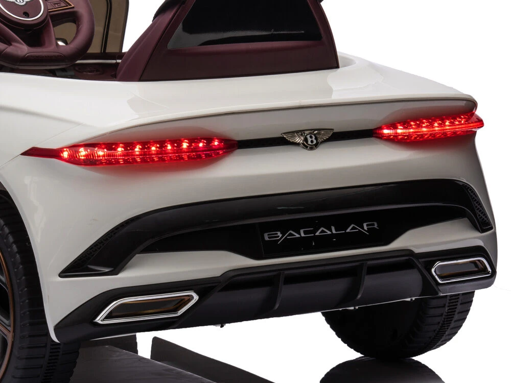 Toycars Elektrinis vaikų automobilis, Bentley Bacalar, 108x65x45 cm, Balta