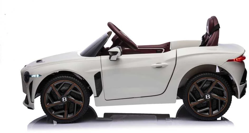 Toycars Elektrinis vaikų automobilis, Bentley Bacalar, 108x65x45 cm, Balta