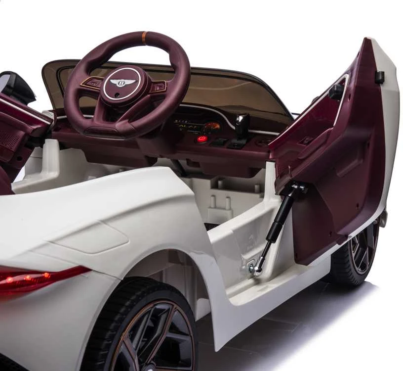 Toycars Elektrinis vaikų automobilis, Bentley Bacalar, 108x65x45 cm, Balta