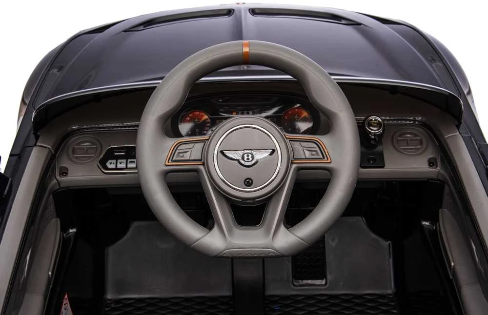 Toycars Elektrinis vaikų automobilis, Bentley Bacalar, 108x65x45 cm, Juodas