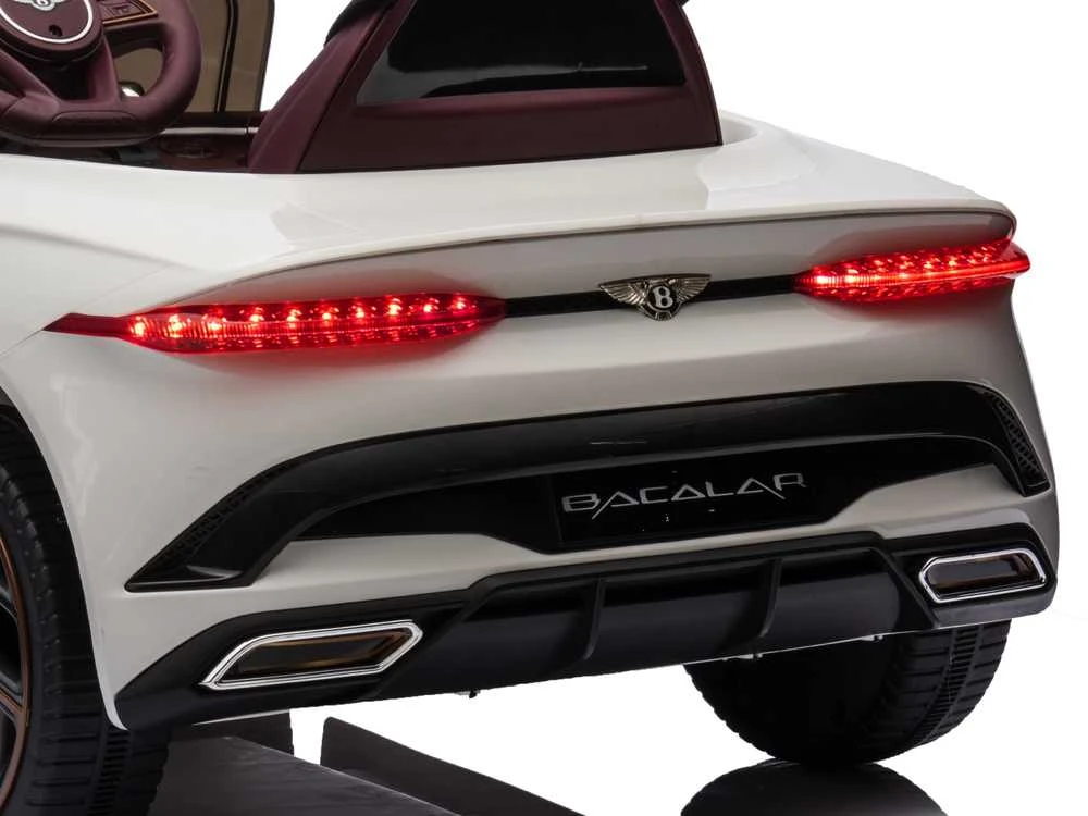 Toycars Elektrinis vaikų automobilis, Bentley Bacalar, 108x65x45 cm, Balta
