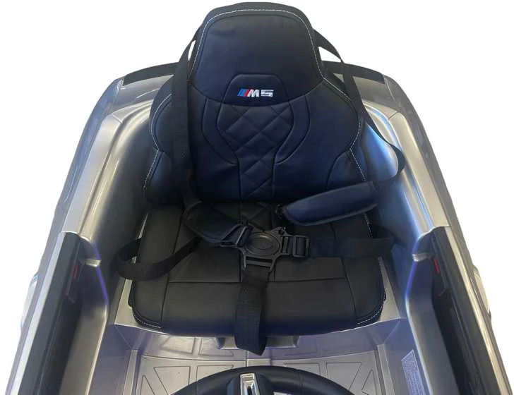 Toycars Elektrinis vaikų automobilis, BMW M5, 124x74x55 cm, Balta