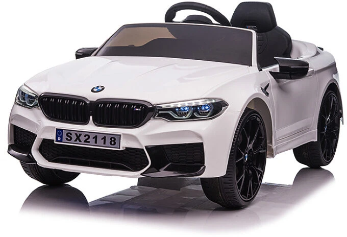 Toycars Elektrinis vaikų automobilis, BMW M5, 124x74x55 cm, Baltas