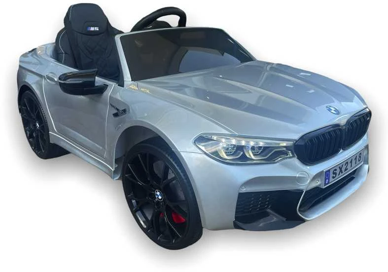 Toycars Elektrinis vaikų automobilis, BMW M5, 124x74x55 cm, Balta