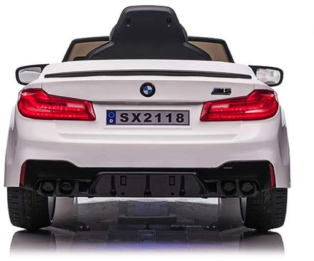 Toycars Elektrinis vaikų automobilis, BMW M5, 124x74x55 cm, Baltas