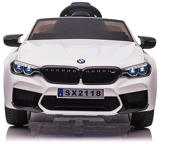 Toycars Elektrinis vaikų automobilis, BMW M5, 124x74x55 cm, Baltas