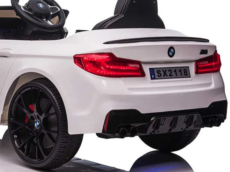 Toycars Elektrinis vaikų automobilis, BMW M5, 124x74x55 cm, Baltas