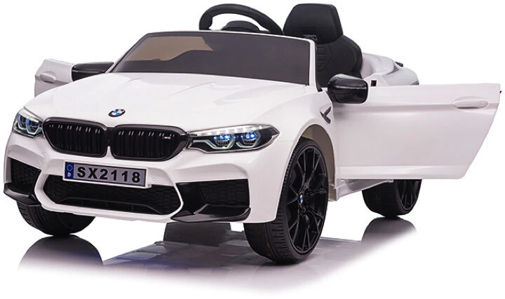 Toycars Elektrinis vaikų automobilis, BMW M5, 124x74x55 cm, Baltas