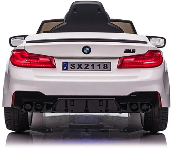 Toycars Elektrinis vaikų automobilis, BMW M5, 124x74x55 cm, Baltas