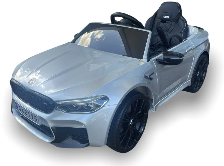 Toycars Elektrinis vaikų automobilis, BMW M5, 124x74x55 cm, Balta