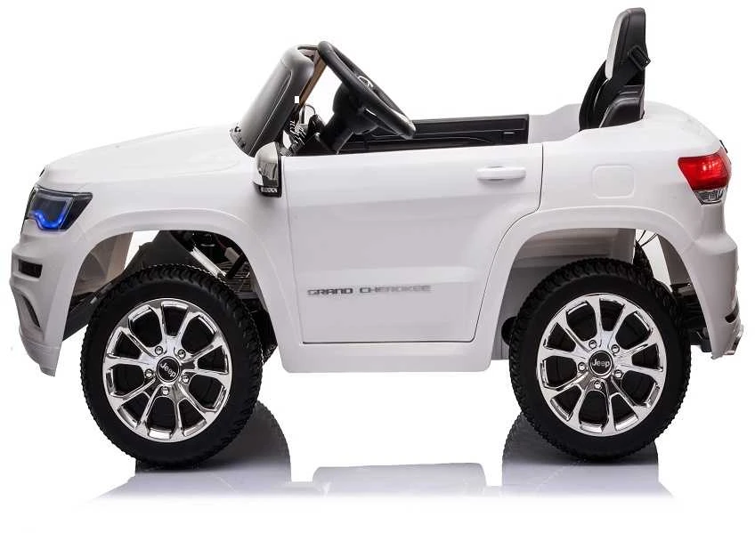 Toycars Elektrinis vaikų automobilis, Jeep Grand Cherokee, 114x76x58 cm, Baltas