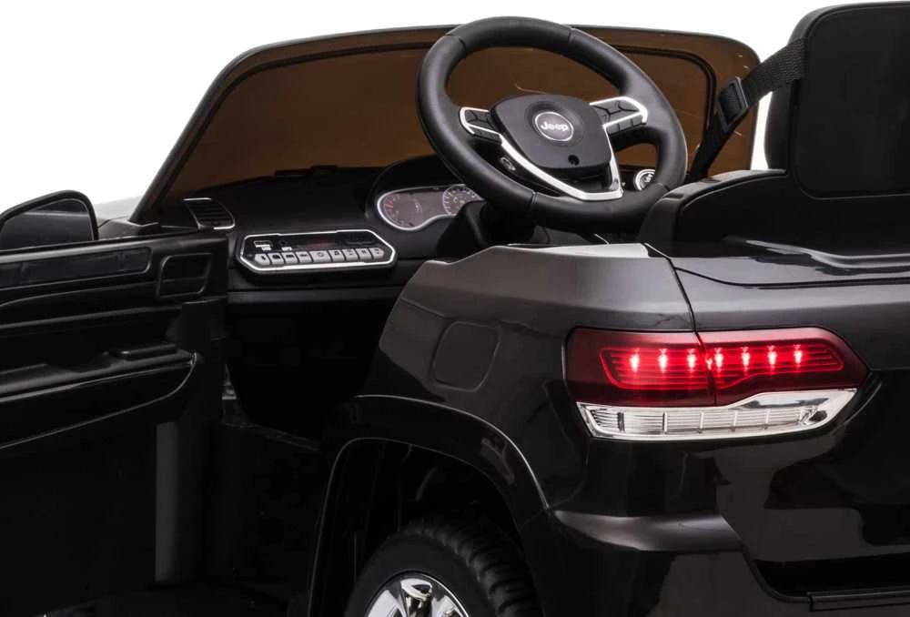 Toycars Elektrinis vaikų automobilis, Jeep Grand Cherokee, 114x76x58 cm, Juoda