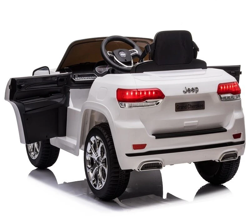 Toycars Elektrinis vaikų automobilis, Jeep Grand Cherokee, 114x76x58 cm, Baltas
