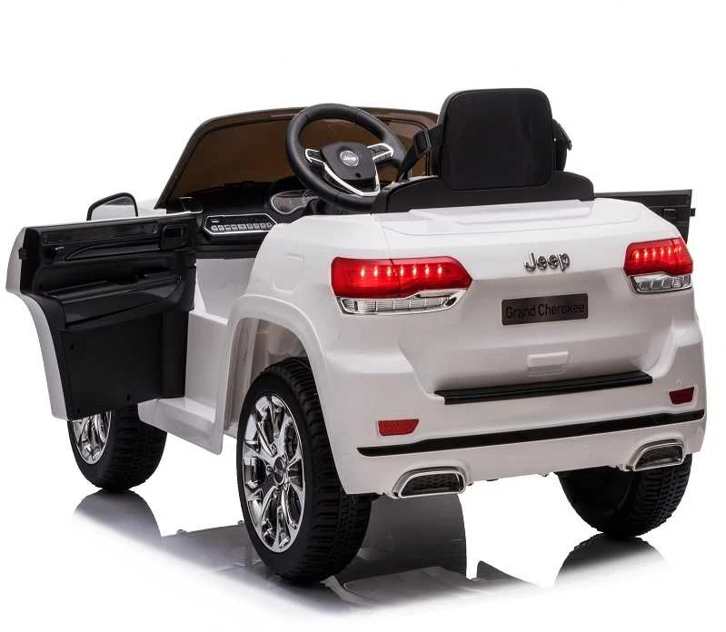 Toycars Elektrinis vaikų automobilis, Jeep Grand Cherokee, 114x76x58 cm, Baltas