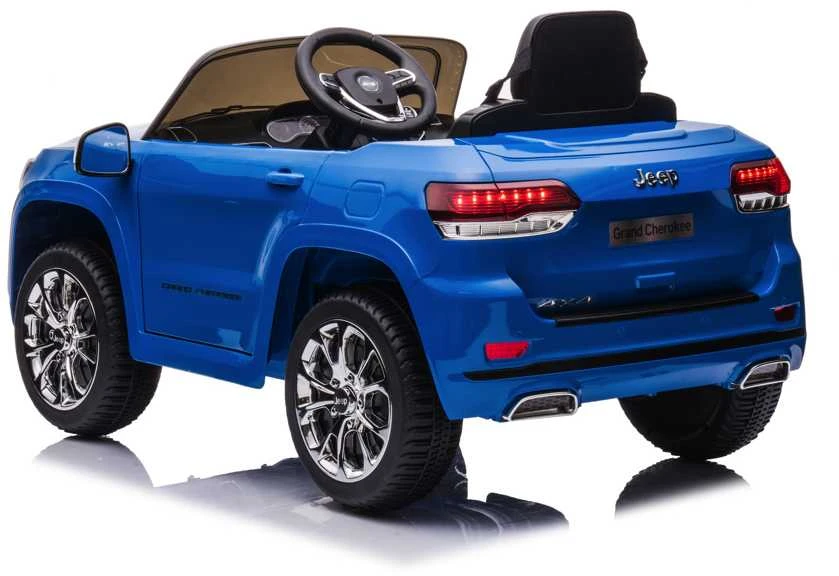 Toycars Elektrinis vaikų automobilis, Jeep Grand Cherokee, 114x76x58 cm, Mėlynas