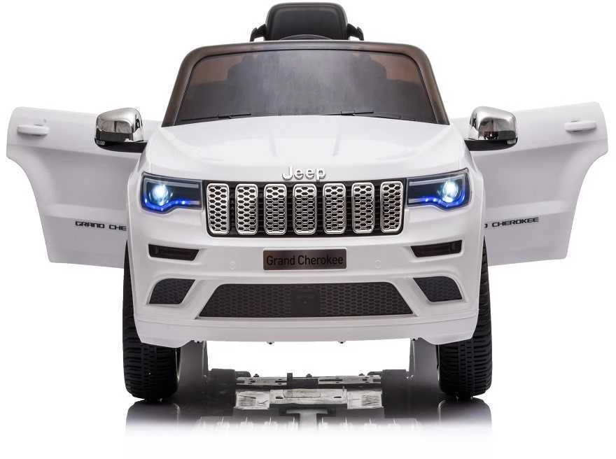 Toycars Elektrinis vaikų automobilis, Jeep Grand Cherokee, 114x76x58 cm, Baltas