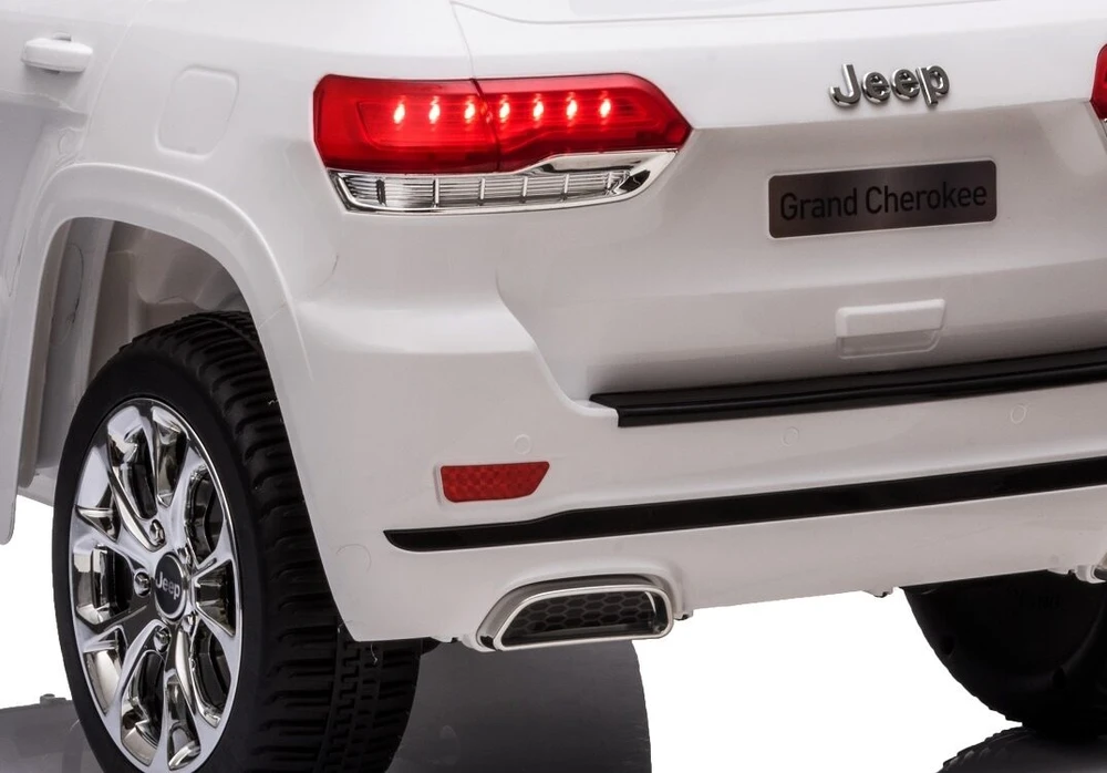 Toycars Elektrinis vaikų automobilis, Jeep Grand Cherokee, 114x76x58 cm, Baltas