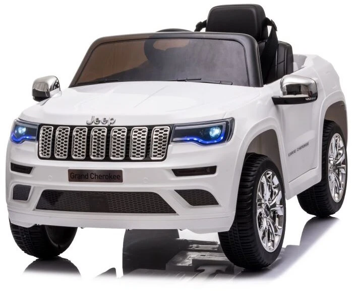Toycars Elektrinis vaikų automobilis, Jeep Grand Cherokee, 114x76x58 cm, Baltas