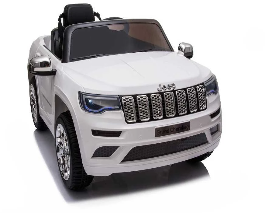 Toycars Elektrinis vaikų automobilis, Jeep Grand Cherokee, 114x76x58 cm, Baltas