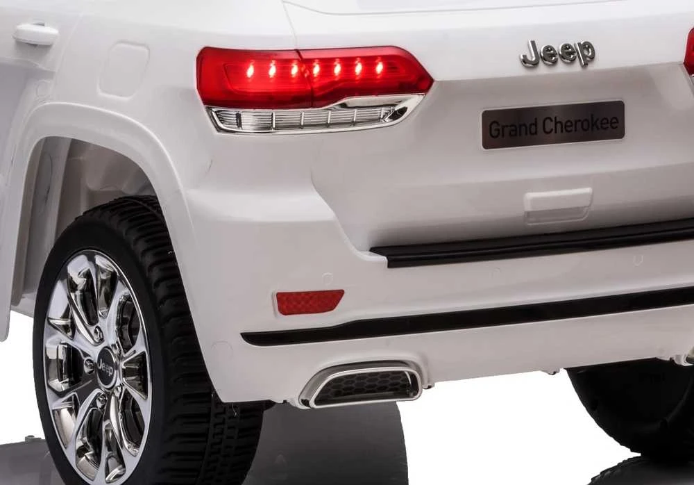 Toycars Elektrinis vaikų automobilis, Jeep Grand Cherokee, 114x76x58 cm, Baltas