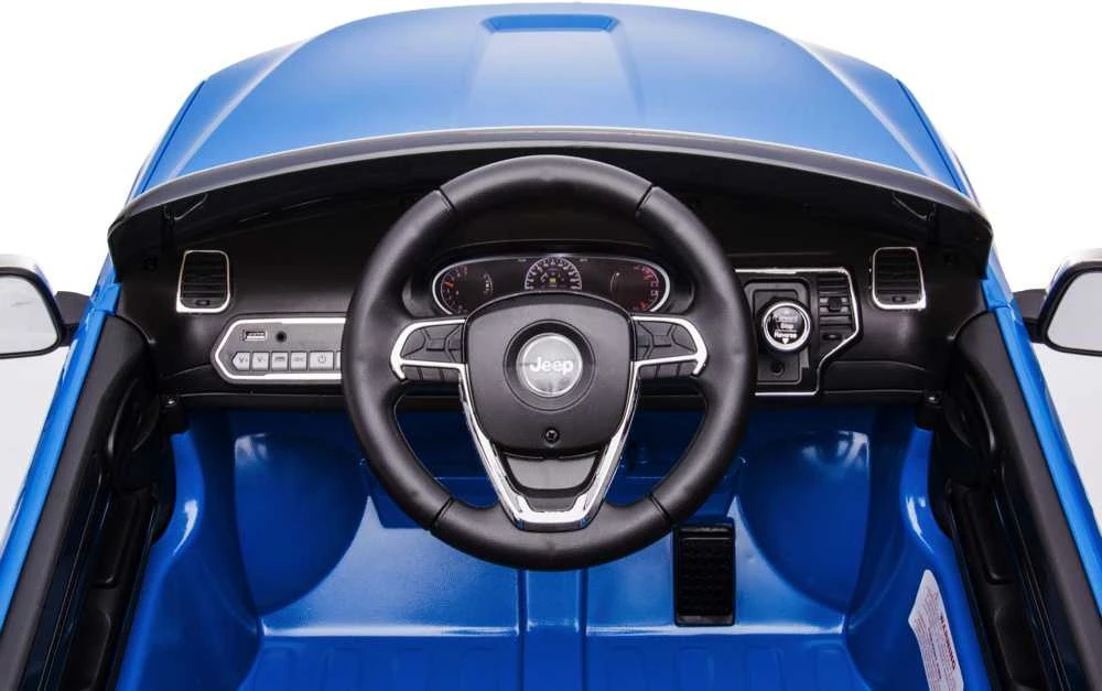 Toycars Elektrinis vaikų automobilis, Jeep Grand Cherokee, 114x76x58 cm, Mėlynas