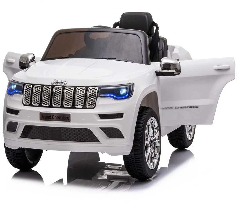 Toycars Elektrinis vaikų automobilis, Jeep Grand Cherokee, 114x76x58 cm, Baltas