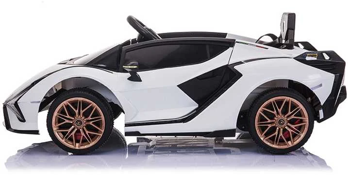 Toycars Elektrinis automobilis vaikams, Lamborghini Sian, 108x62x40 cm, Rožinė