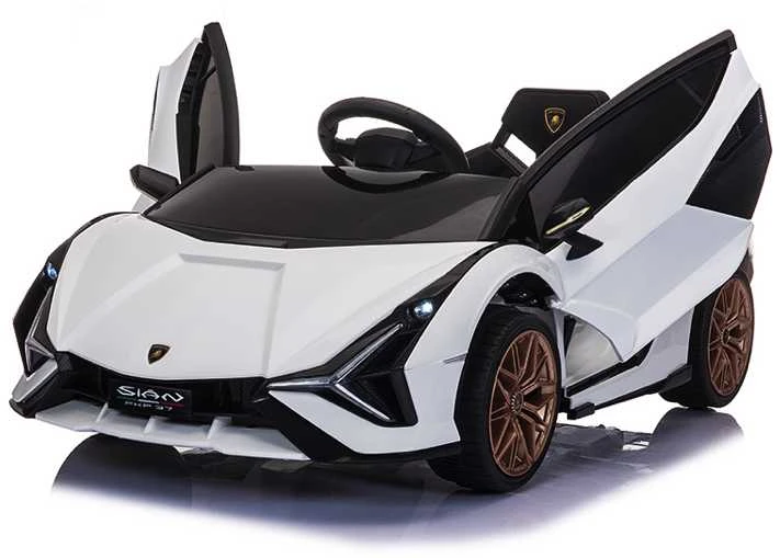 Toycars Elektrinis automobilis vaikams, Lamborghini Sian, 108x62x40 cm, Rožinė