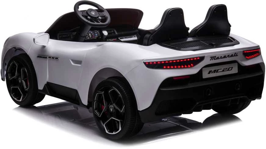 Toycars Elektrinis vaikų automobilis, Maserati MC20, 175x105x66 cm, Baltas