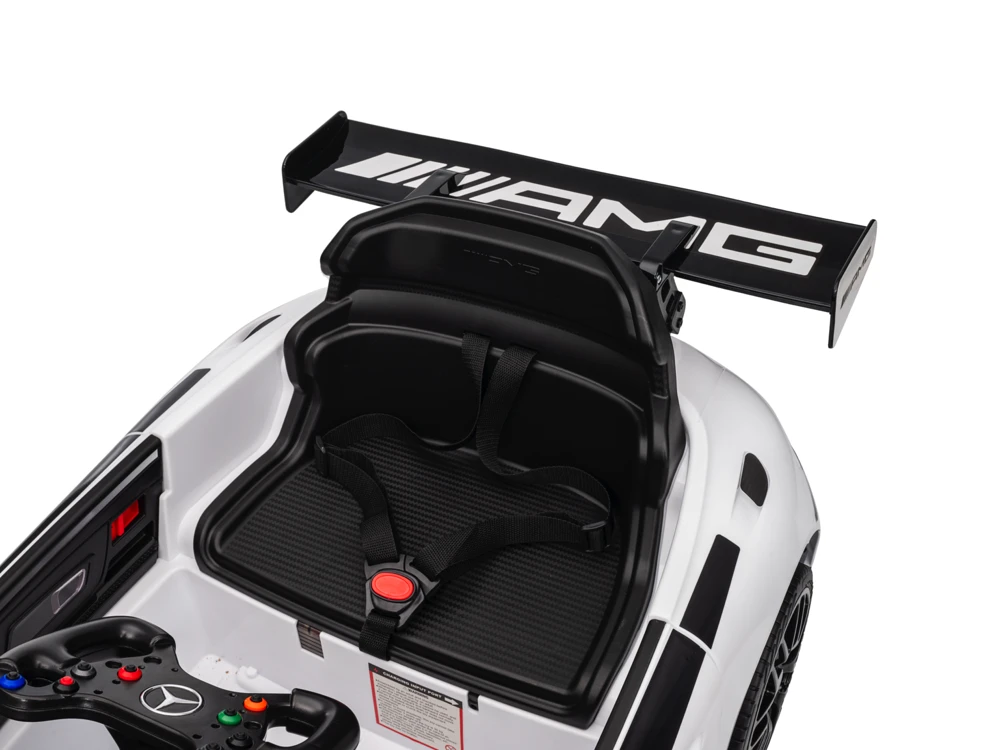 Toycars Elektrinis vaikų automobilis, Mercedes-Benz GT3 AMG, 116x66x44 cm, Balta