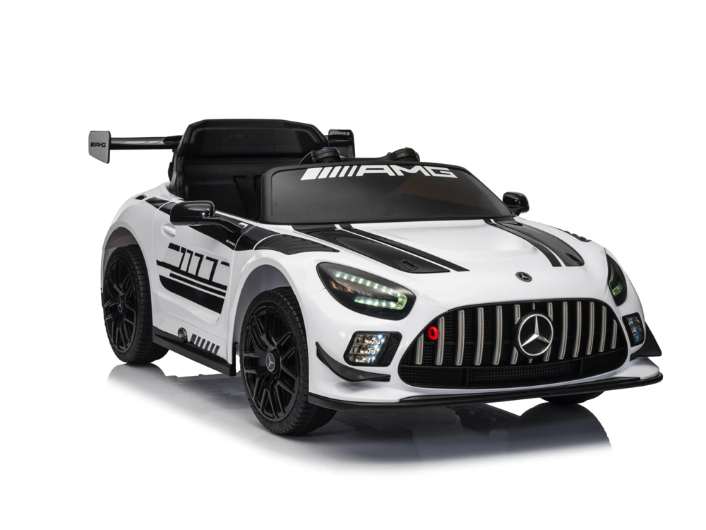 Toycars Elektrinis vaikų automobilis, Mercedes-Benz GT3 AMG, 116x66x44 cm, Balta