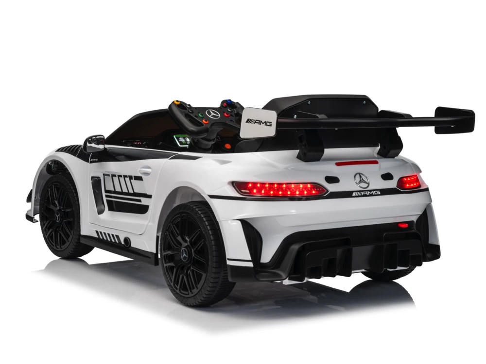 Toycars Elektrinis vaikų automobilis, Mercedes-Benz GT3 AMG, 116x66x44 cm, Balta